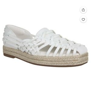 NWT Sam & Libby Women's Asha Espadrille Women’s SZ 8 in Bright White